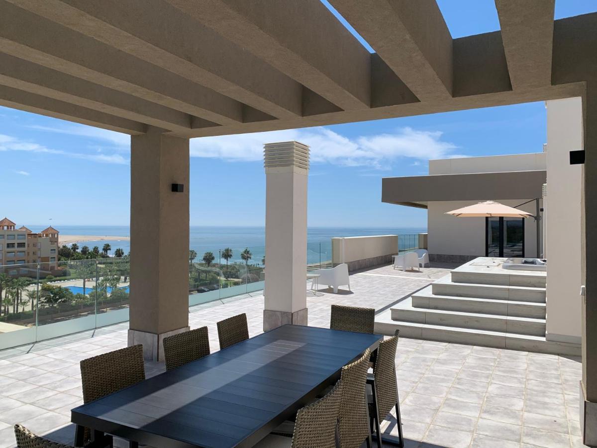 Ferienwohnung Penthouse With Wide Terrace Next To The Ocean Huelva Exterior foto