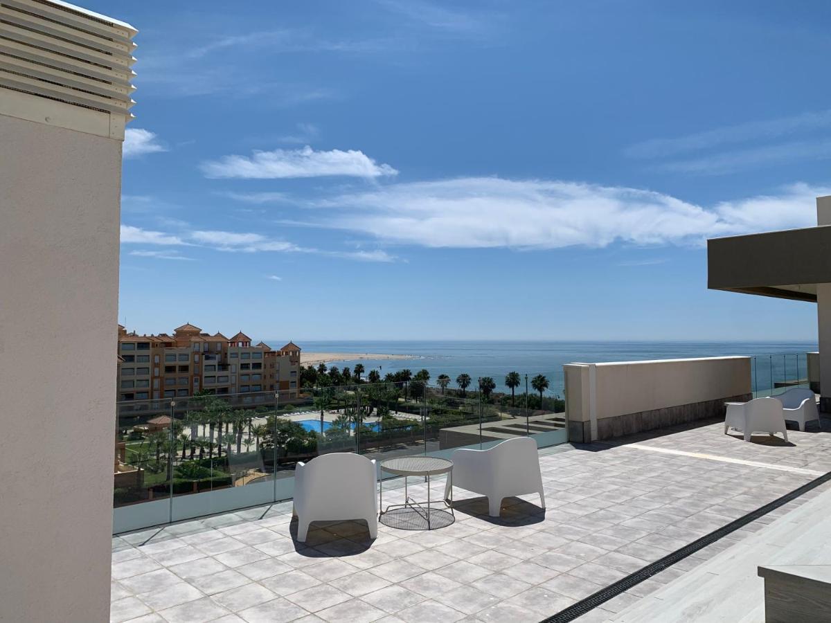 Ferienwohnung Penthouse With Wide Terrace Next To The Ocean Huelva Exterior foto
