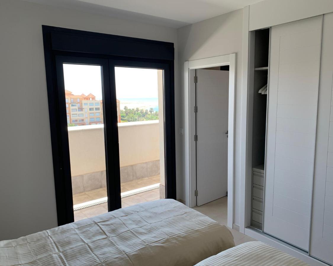 Ferienwohnung Penthouse With Wide Terrace Next To The Ocean Huelva Exterior foto